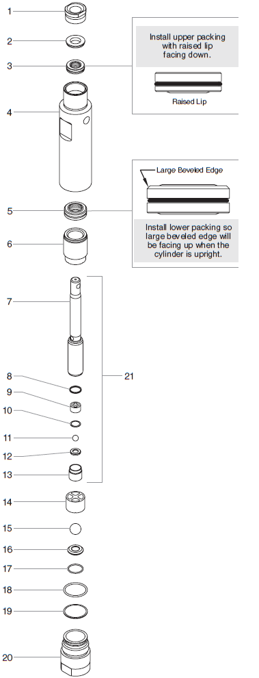 EPX2555 Fluid Section Assembly (P/N 0552155)